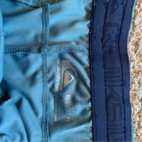 Quiksilver Teal and Navy Shorts - Picture 3 of 5